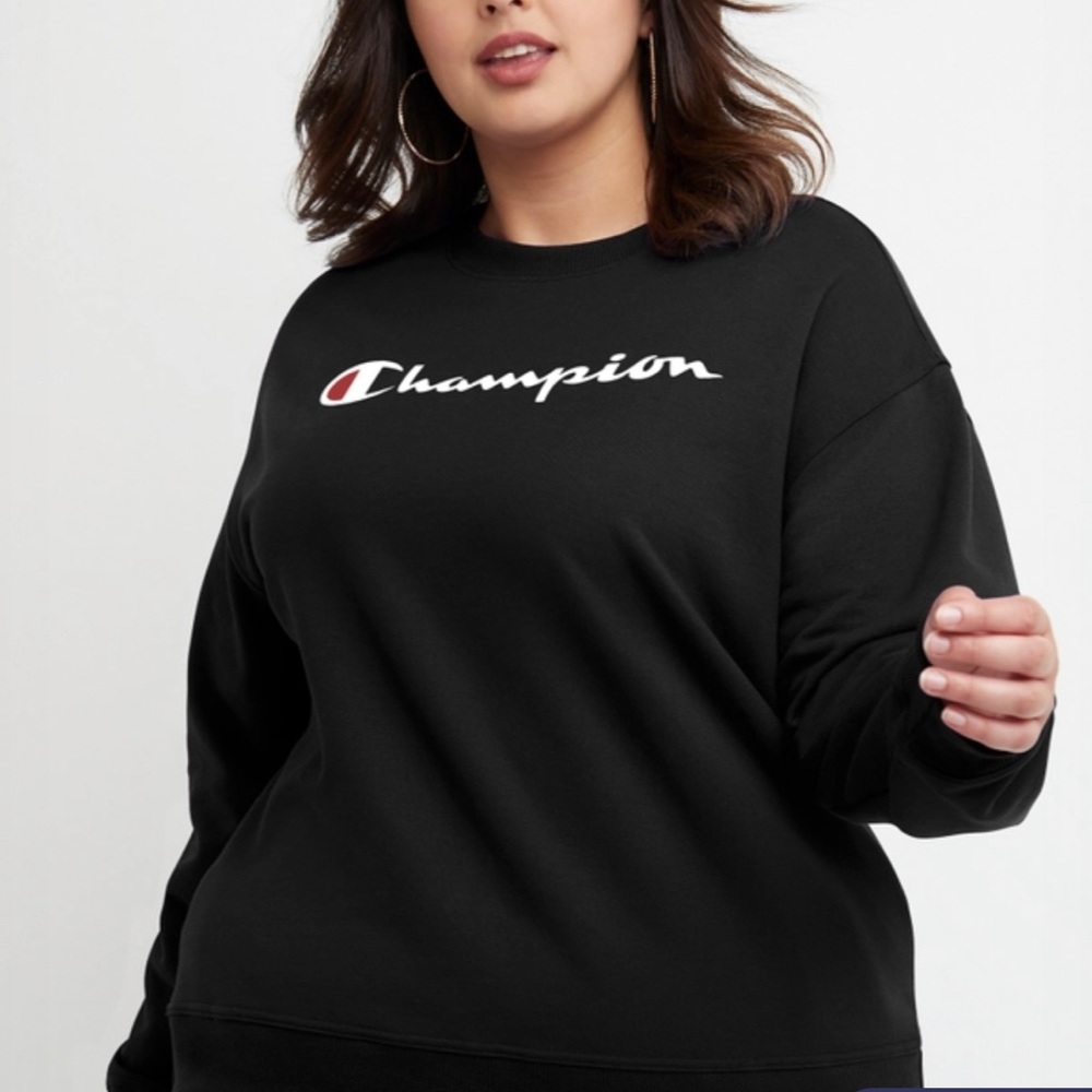 Plus Size Champion Women’s Powerblend Crewneck Sweatshirt Size 2X